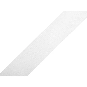   Pamut heveder szélessége 25 mm gurtni - 9 fehér (50 m-os csomagolás)