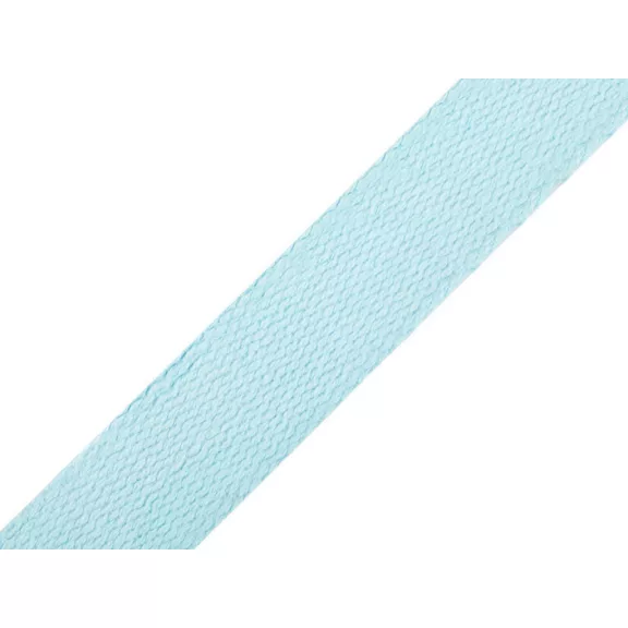 Pamut heveder szélessége 25 mm gurtni - 14 jégkék (5 m-es csomagolás) Pamut heveder szélessége 25 mm gurtni - 14 jégkék (5 m-es csomagolás)