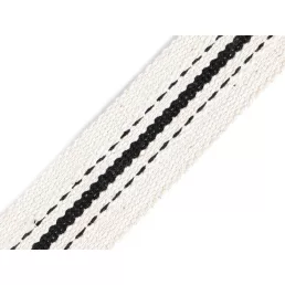 Kétoldalas pamut heveder szélessége 38 mm