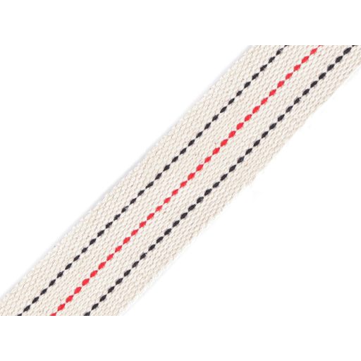 Kétoldalas pamut heveder szélessége 38 mm