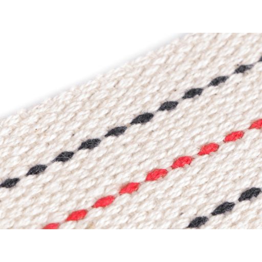 Kétoldalas pamut heveder szélessége 38 mm