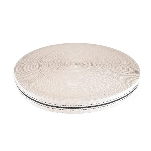 Kétoldalas pamut heveder szélessége 38 mm