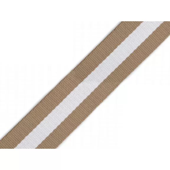 Heveder CO+PES szélessége 38 mm gurtni - 1 (31) bézs fehér Heveder CO+PES szélessége 38 mm gurtni - 1 (31) bézs fehér