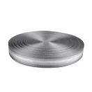 Sima kétoldalas hevederszalag lurexel szélessége 38 mm - 1 vil szürkéskék ezüst Sima kétoldalas hevederszalag lurexel szélessége 38 mm - 1 vil szürkéskék ezüst