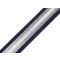 Sima kétoldalas hevederszalag lurexel szélessége 38 mm - 7 blue dark ezüst 