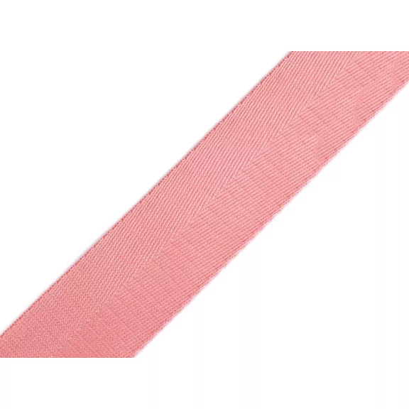 Sima kétoldalas heveder fényes 38 mm - 4 púderrózsaszín Sima kétoldalas heveder fényes 38 mm - 4 púderrózsaszín