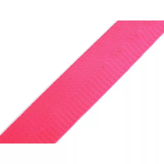 Sima kétoldalas heveder fényes 38 mm - 5 rózsaszín neon Sima kétoldalas heveder fényes 38 mm - 5 rózsaszín neon