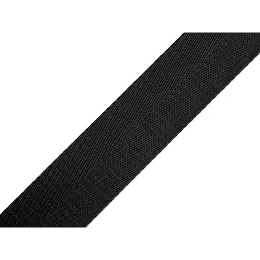 Sima kétoldalas heveder fényes 38 mm