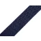 Kétoldalas heveder fényes 38 mm - 4 blue dark 