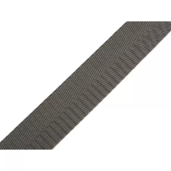 Sima kétoldalas pánt fényes szélessége 25 mm - 12 szürke Sima kétoldalas pánt fényes szélessége 25 mm - 12 szürke