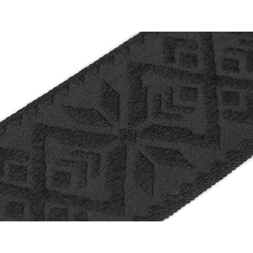 Pánt hímzéssel szélessége 48 mm
