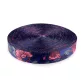 Sima kétoldalas heveder paisley szélessége 38 mm