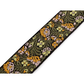 Heveder szalag hímzéssel 50 mm