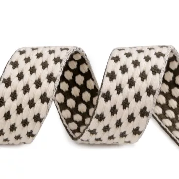 3D hatású heveder szalag 38 mm - 2 zöld 