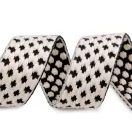 3D hatású heveder szalag 38 mm - 3 fekete 3D hatású heveder szalag 38 mm - 3 fekete