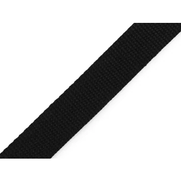   Polipropilén heveder 25 mm széles 2 mm vastag - 1 fekete (25 m-es csomagolás)