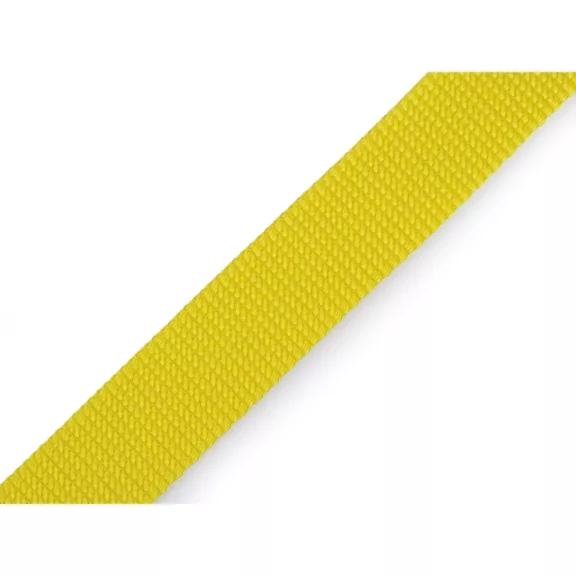 Polipropilén heveder 25 mm széles 2 mm vastag - 5 sárga (25 m-es csomagolás) Polipropilén heveder 25 mm széles 2 mm vastag - 5 sárga (25 m-es csomagolás)