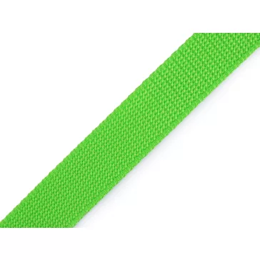   Polipropilén heveder 25 mm széles 2 mm vastag - 9 neon zöld (5 m-es csomagolás)
