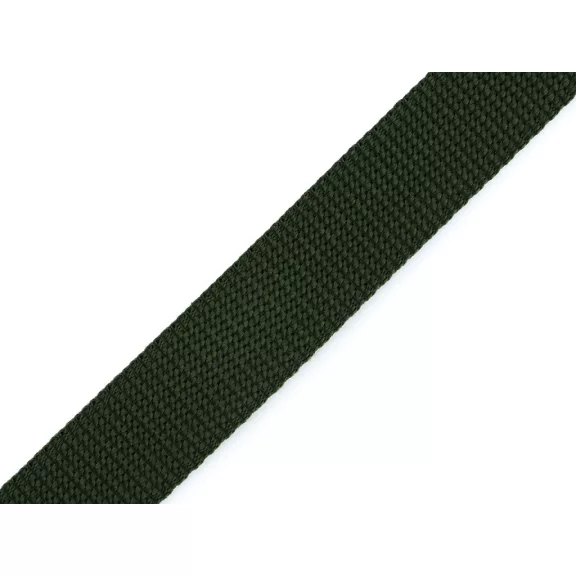 Polipropilén heveder 25 mm széles 2 mm vastag - 31 (29) sötétzöld (25 m-es csomagolás) Polipropilén heveder 25 mm széles 2 mm vastag - 31 (29) sötétzöld (25 m-es csomagolás)