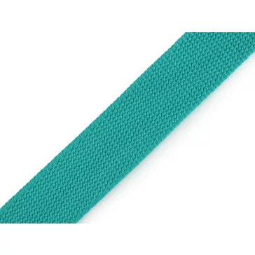   Polipropilén heveder 30 mm széles 2 mm vastag - 15 világos türkisz (5 m-es csomagolás)