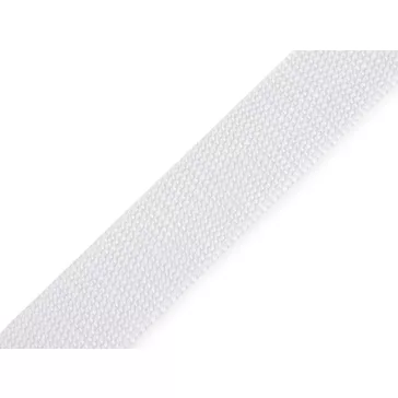   Polipropilén heveder 30 mm széles 2 mm vastag - 2 fehér (100 m-os csomagolás)