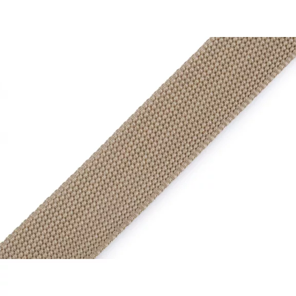 Polipropilén heveder 30 mm széles 2 mm vastag - 12 bézs (25 m-es csomagolás) Polipropilén heveder 30 mm széles 2 mm vastag - 12 bézs (25 m-es csomagolás)