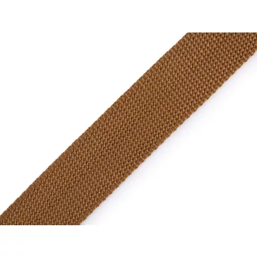   Polipropilén heveder 30 mm széles 2 mm vastag - 22 sötét bézs (5 m-es csomagolás)
