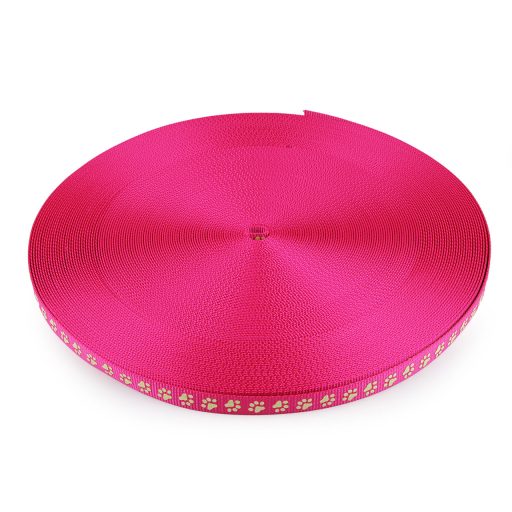 Polipropilén heveder pórázra / nyakörv, világító szélessége 15 mm