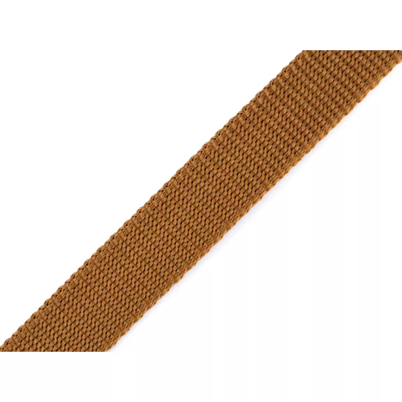 Polipropilén pánt szélessége 20 mm vastagság 2 mm - 22 sötét bézs (100 m-os csomagolás) Polipropilén pánt szélessége 20 mm vastagság 2 mm - 22 sötét bézs (100 m-os csomagolás)