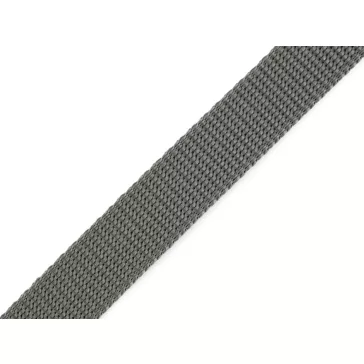   Polipropilén pánt szélessége 20 mm vastagság 2 mm - 38 szürke (100 m-os csomagolás)