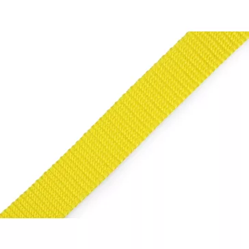   Polipropilén pánt szélessége 20 mm vastagság 2 mm - 5 sárga (100 m-os csomagolás)