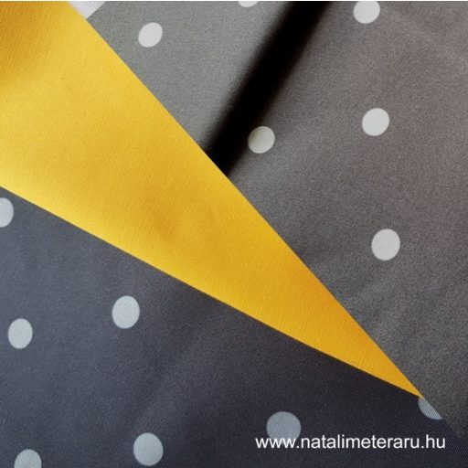 Sárga kevert szálas teflonos pamut twill szövet