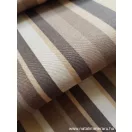 Bézs-barna csíkos kevert szálas teflonos twill szövet Bézs-barna csíkos kevert szálas teflonos twill szövet