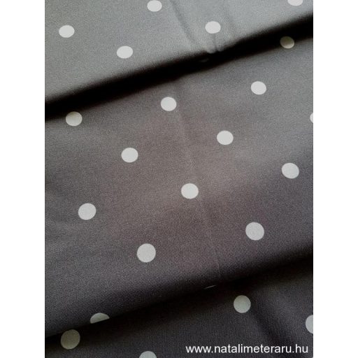 Sötét szürke, világos szürke pöttyös kevert szálas teflonos twill szövet