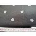   Dark grey, light grey polka-dot blended pile teflonos twill fabric