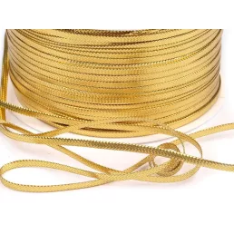 Zsinór lurexszel szélessége 2,5mm lapos