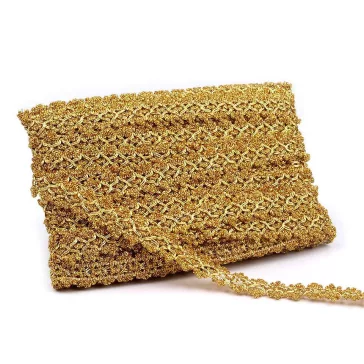 Cakkos arany szegő szalag - 2 ezüst (60 m-os csomagolás)
