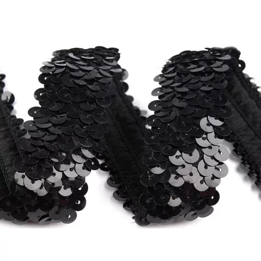 Flitter paszomány szélessége 30 mm elasztikus
