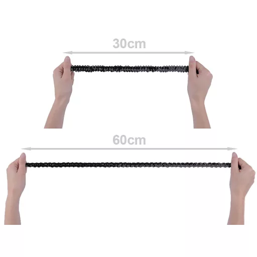 Flitter paszomány szélessége 30 mm elasztikus