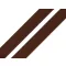 Pamut paszpól szalag / kéder szélessége 12 mm - 800953 Brunette (50 m-es csomagolás)