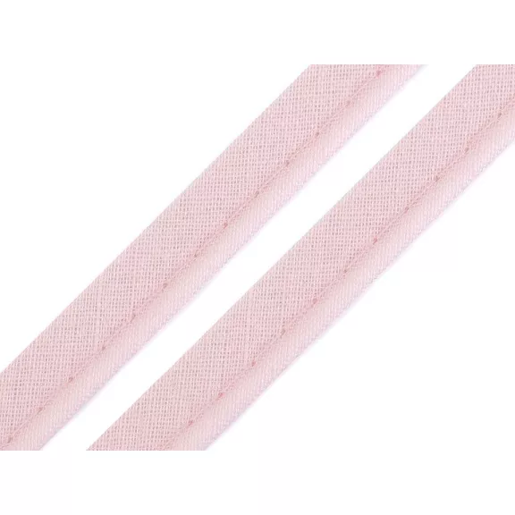 Pamut paszpól szalag / kéder szélessége 12 mm - 372151 Gossamer Pink (50 m-es csomagolás) Pamut paszpól szalag / kéder szélessége 12 mm - 372151 Gossamer Pink (50 m-es csomagolás)