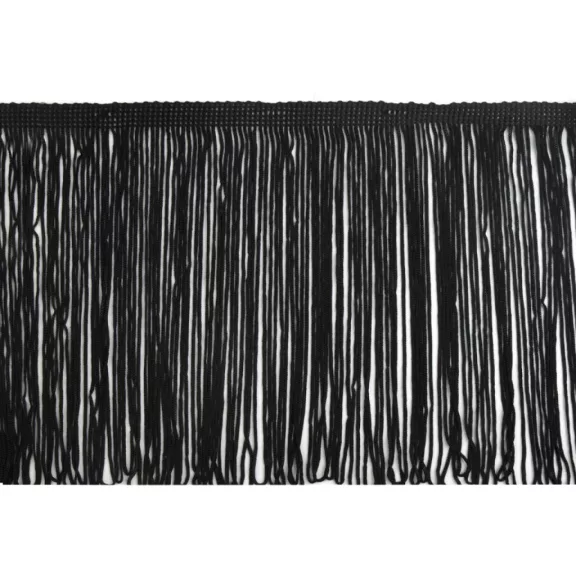 Dupla rojtok szélessége 20 cm - 2 fekete Dupla rojtok szélessége 20 cm - 2 fekete