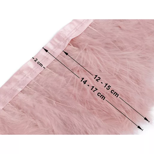 Paszomány - marabu toll 12-15 cm