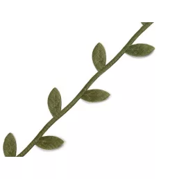 Szatén paszomány szélessége 25 mm levelek