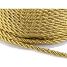 Sodrott zsinór lurexszel Ø2,5 mm - 1 arany (100 m-os csomagolás) Sodrott zsinór lurexszel Ø2,5 mm - 1 arany (100 m-os csomagolás)