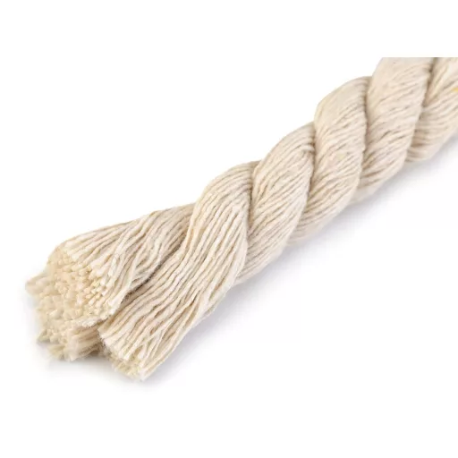 Sodrott pamut zsinór Ø15 mm macrame