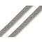Ruha zsinór lapos szélessége 10 mm - 8 világosszürke (10 m-es csomagolás)