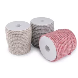 Sodrott zsinór kétszínű Ø6 mm macrame