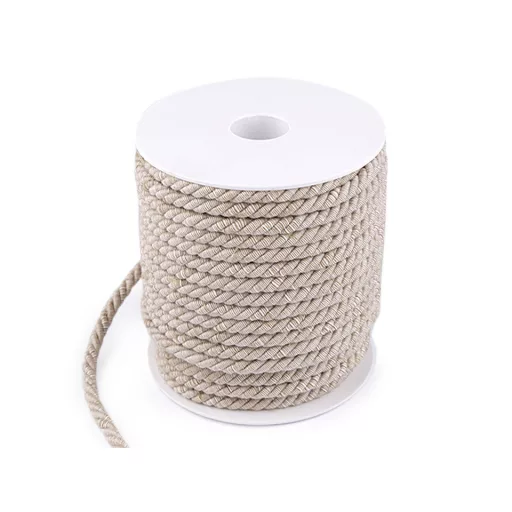 Sodrott zsinór kétszínű Ø6 mm macrame