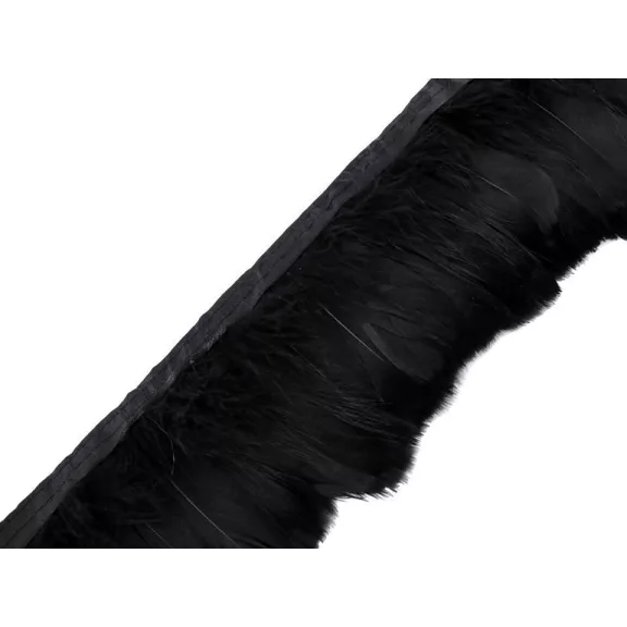 Paszomány - liba toll 6-11 cm - 3 fekete Paszomány - liba toll 6-11 cm - 3 fekete